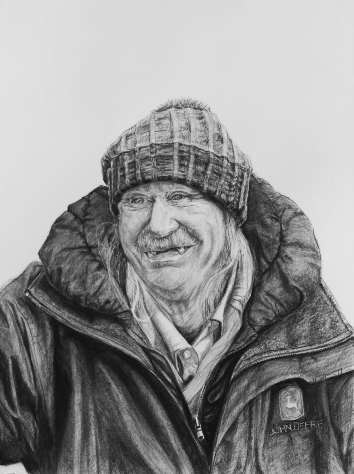 Charcoal on paper