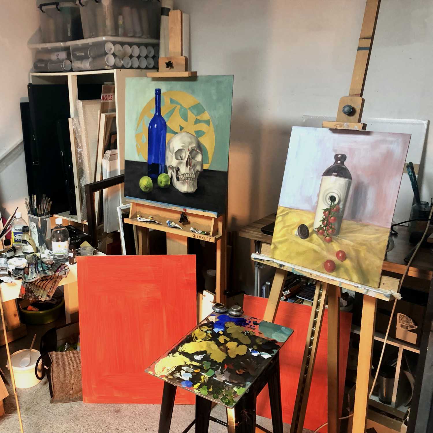 Oil painting portrait