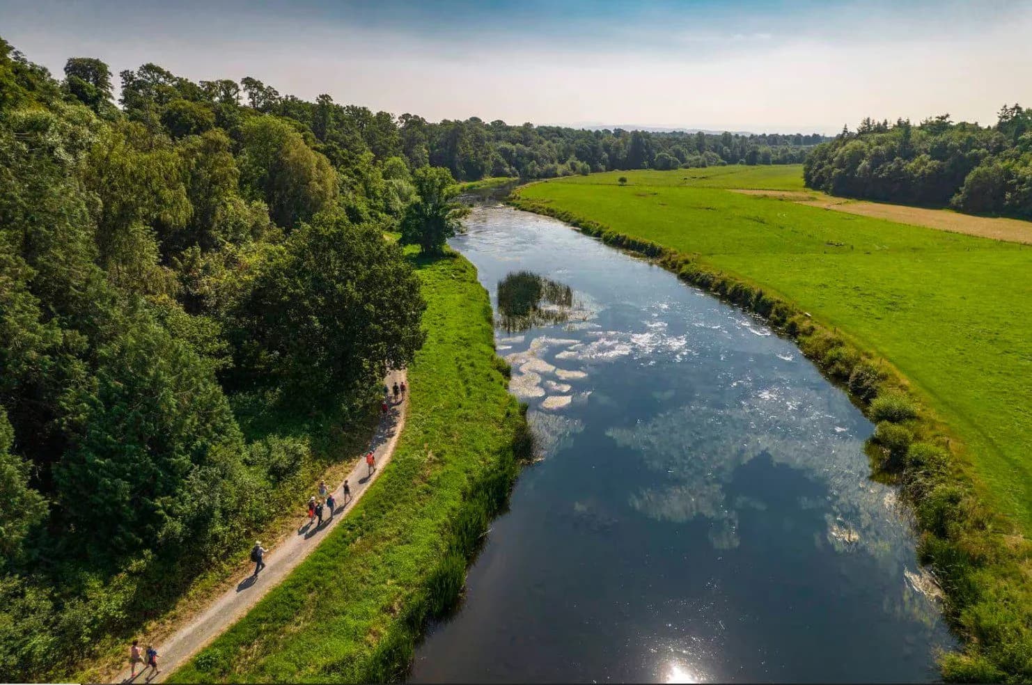 Saint Delcans Way Cahir-Co.-Tipperary walkers along saint Declans Way Ireland