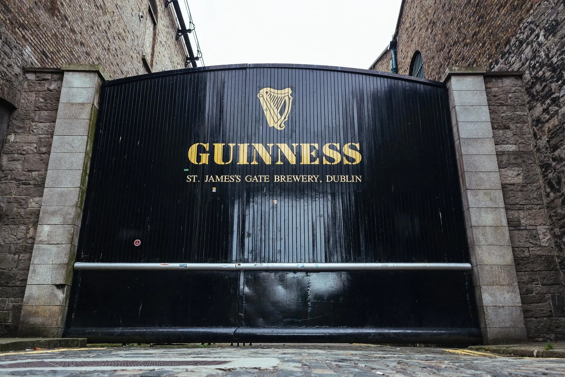 guinness gate of the Guinness store house in Dublin, Ireland