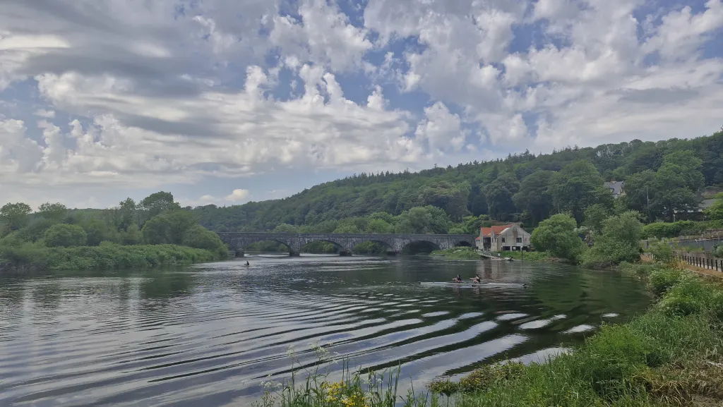 View of Cappoquin Bridge in Co. Waterford Ireland