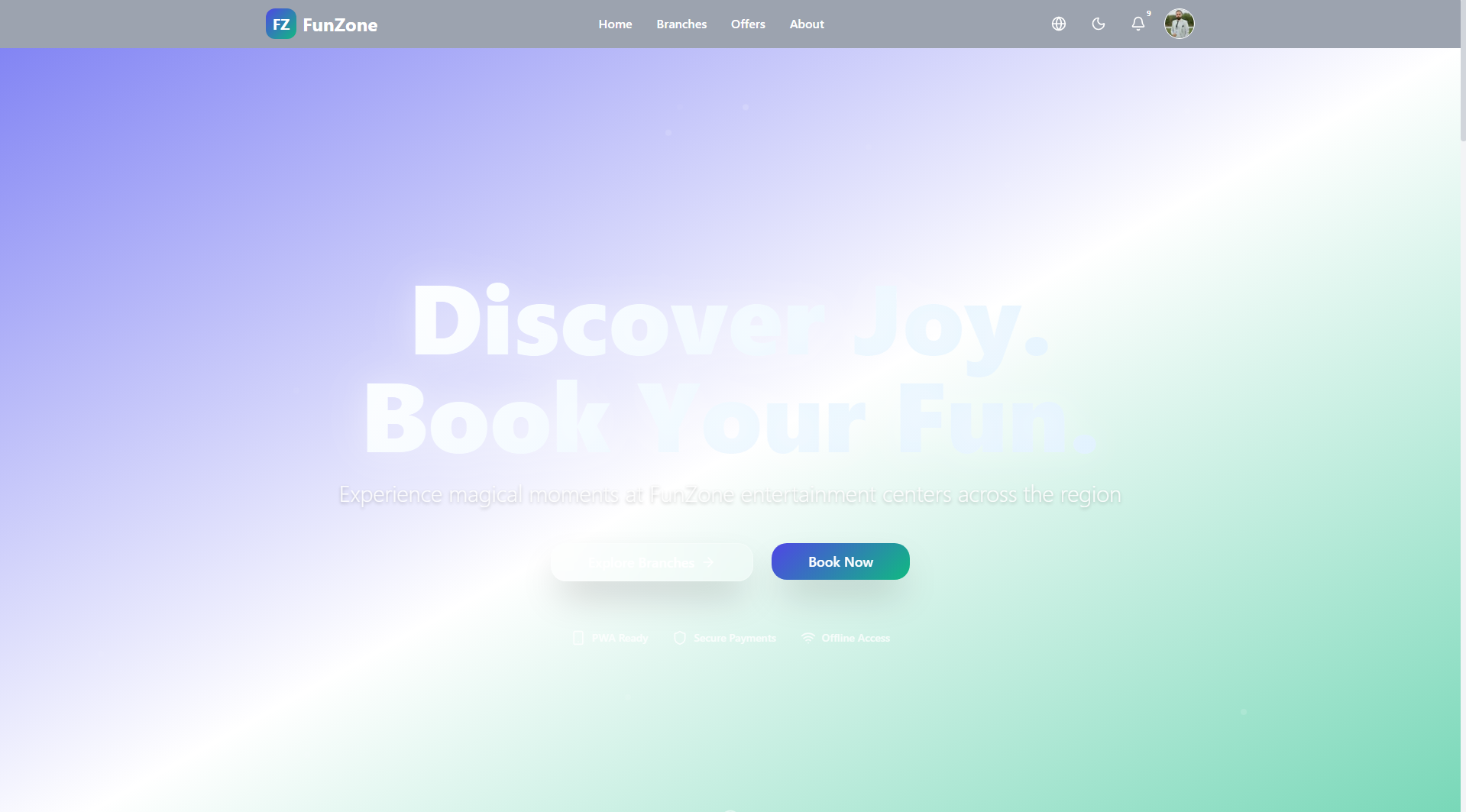 FunZone Booking System