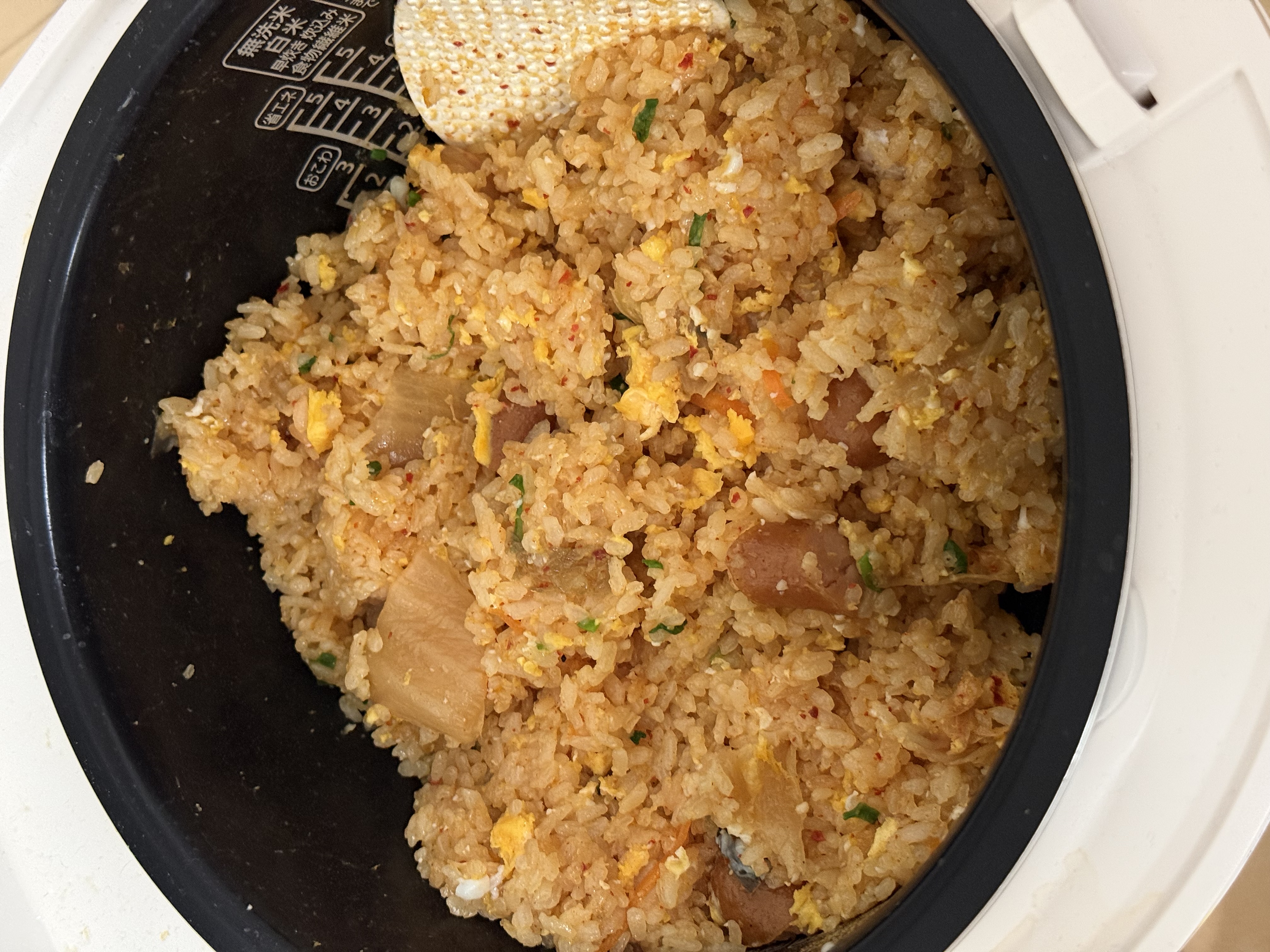 炊飯器キムチチャーハン