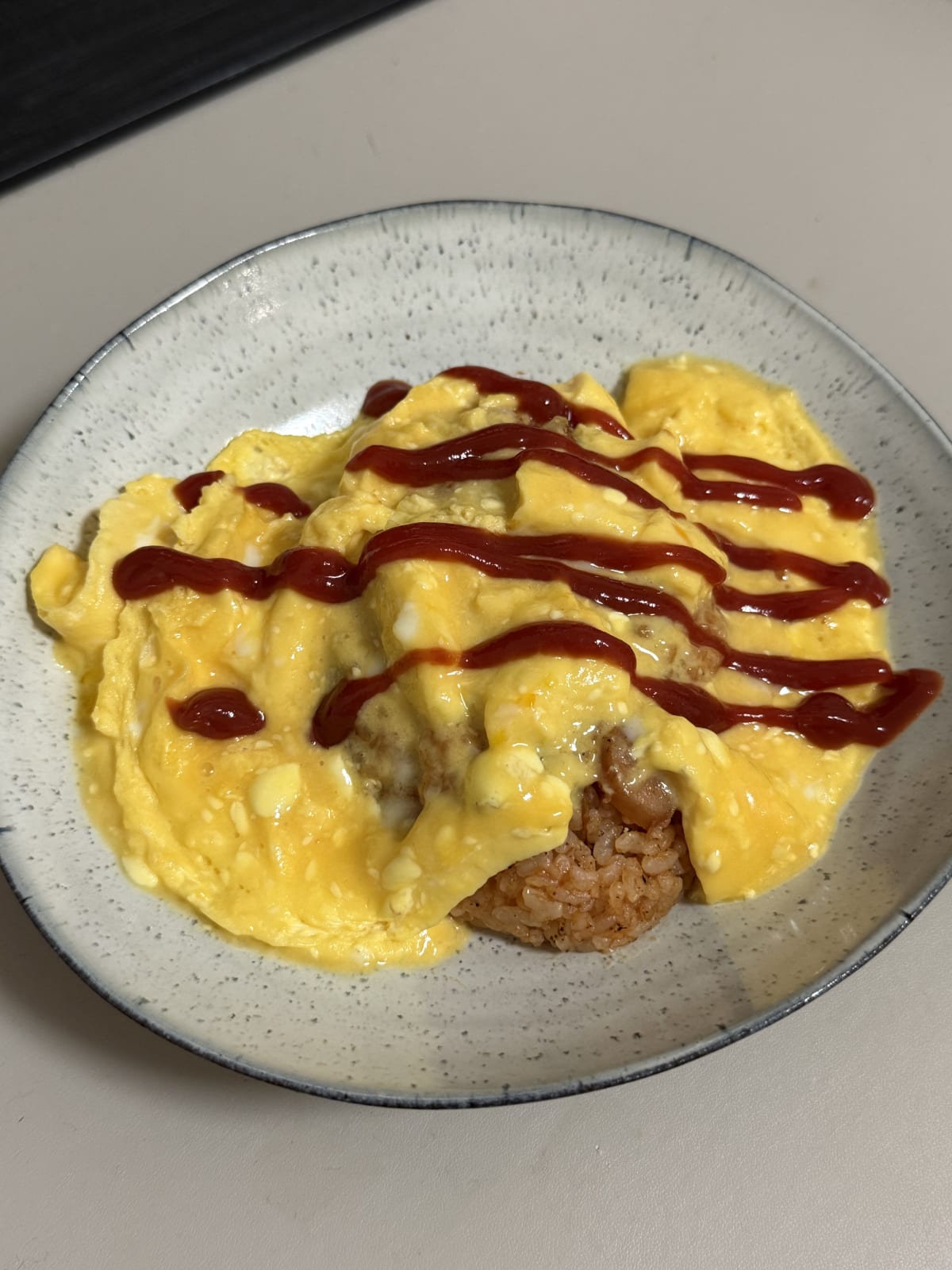 ふわとろ半熱オムライス