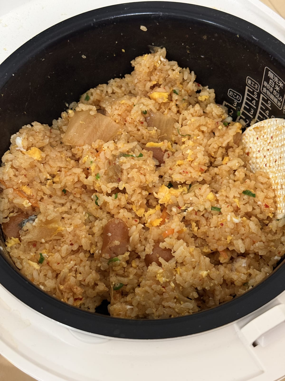 炊飯器キムチチャーハン