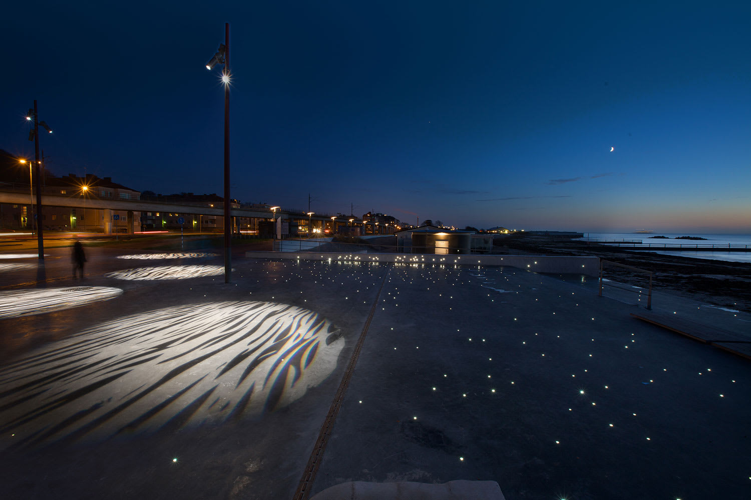 Night Lights Walk: Helsingborg by Sea