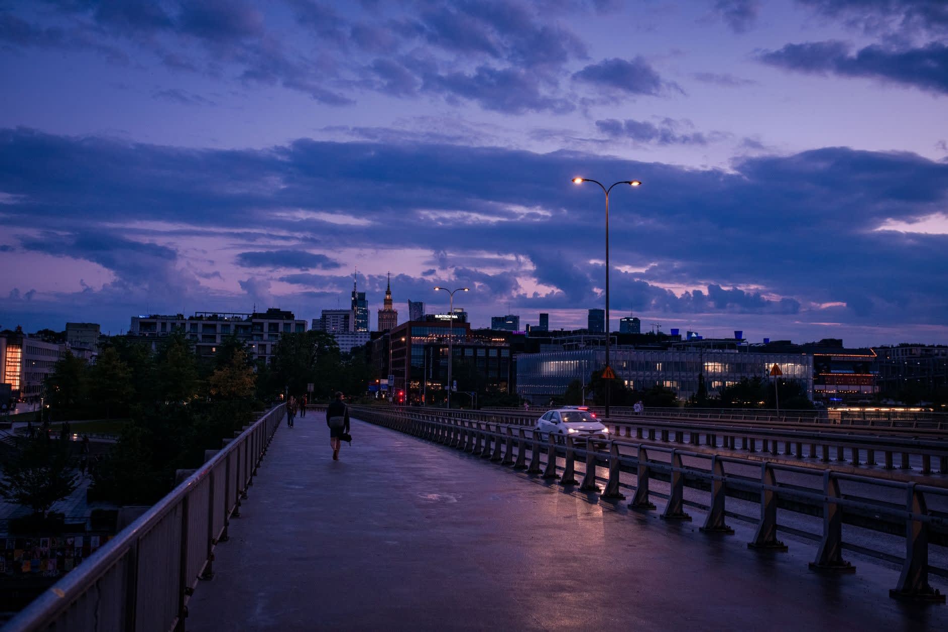 Nordic Film Photography at Blue Hour