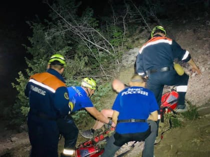 Оказание помощи в горно-лесной местности в ГО Судак