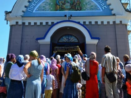 В храме Успения  Пресвятой Богородицы с.Чистенького отметили престольный праздник.