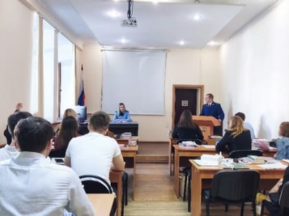 Совместное практическое занятие с работником
прокуратуры Республики Крым