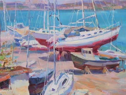 Выставка лучших крымских пейзажей, написанных с натуры, открылась в Феодосии