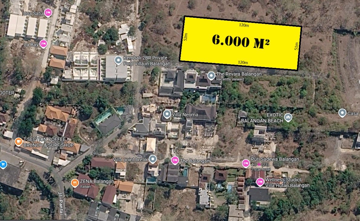 Exclusive 60-Are Freehold Land Near Balangan Beach, Bali