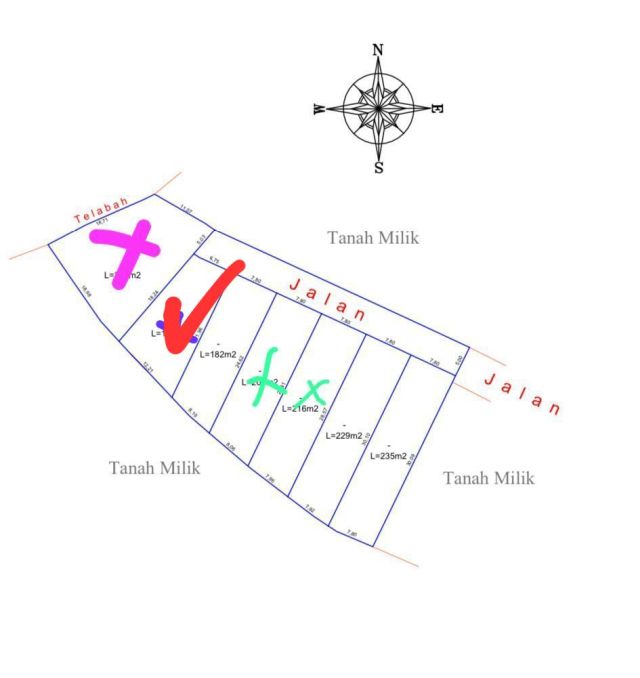 Land Plots in Kayu Tulang Selatan – Canggu Kuta Utara - Image 5