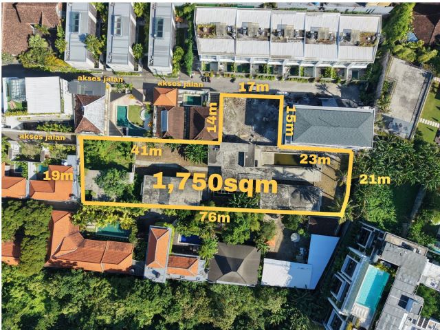 Premium Land 1,750 m² – 1 Minute Walk to Milk & Madu, Berawa Canggu - Image 3