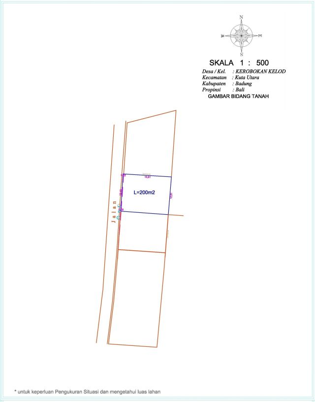 Premium 2-Are Land in Petitenget, Seminyak, Bali - Image 2