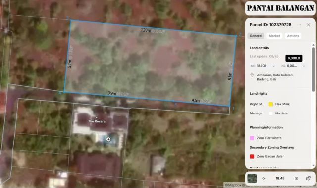 Exclusive 60-Are Freehold Land Near Balangan Beach, Bali - Image 9