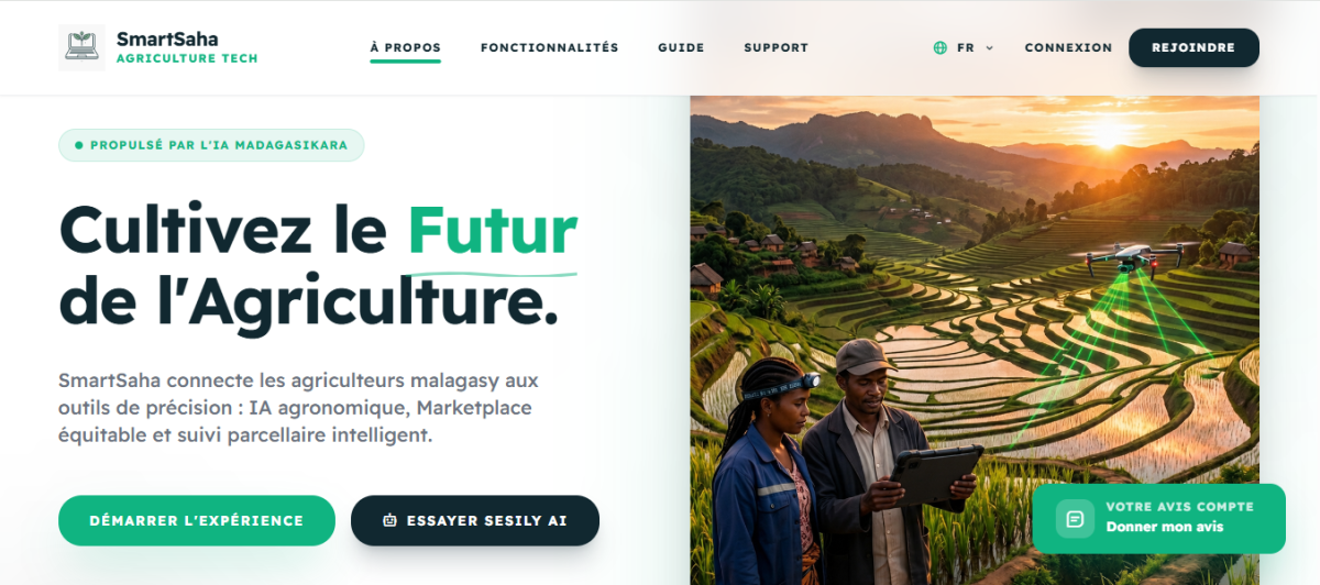 Plateforme d'agriculture