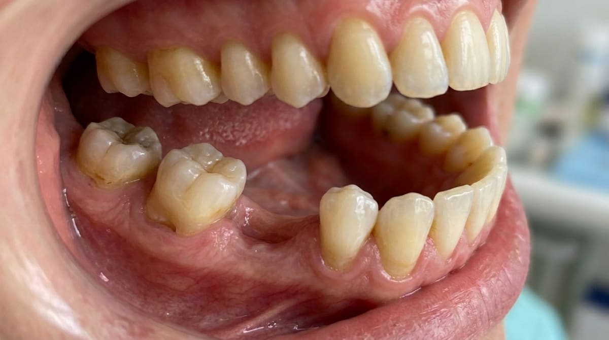 food trap lower molar extraction