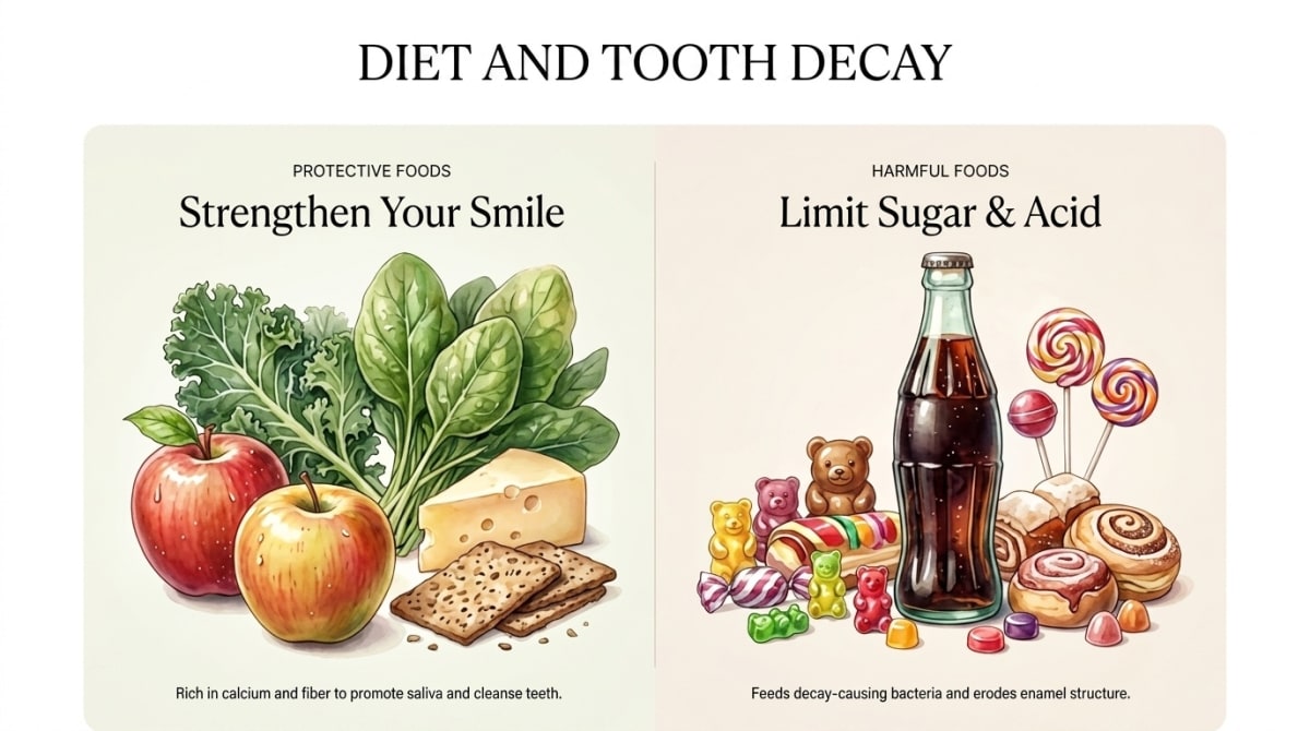 Diet and Tooth Decay: Foods That Protect, Foods That Harm