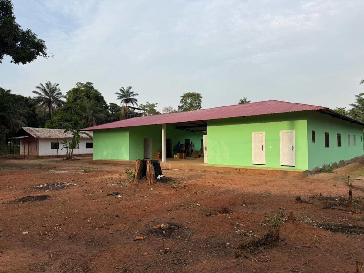 The community hospital built by the mission in Guinea-Bissau