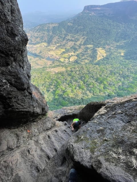 Getting over my fears - climb at Harihar fort