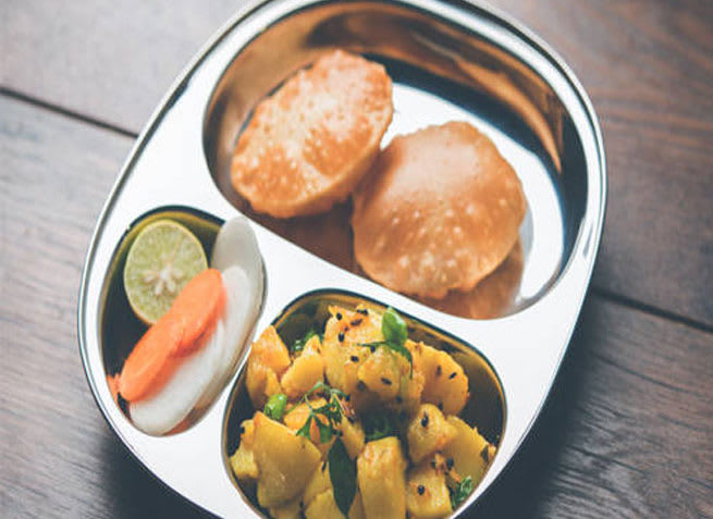 Kids' Lunch box - Puri Bhaji