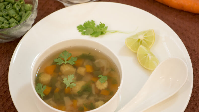 Lemon Coriander soup for weight loss