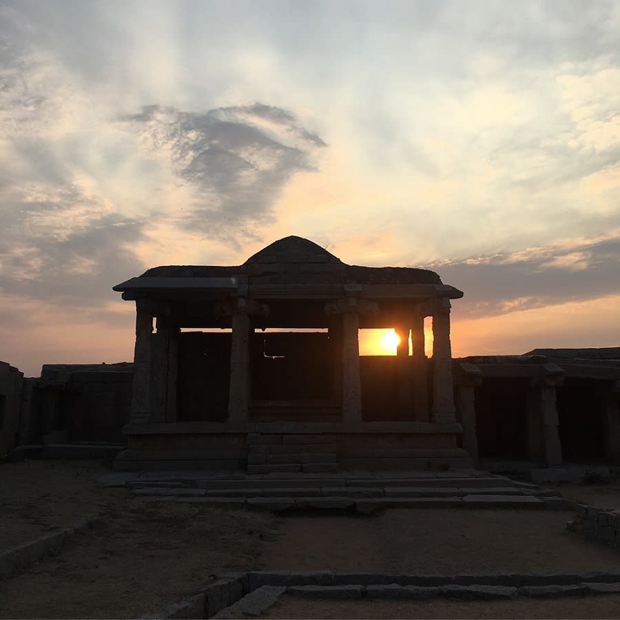 Sunset in Hampi