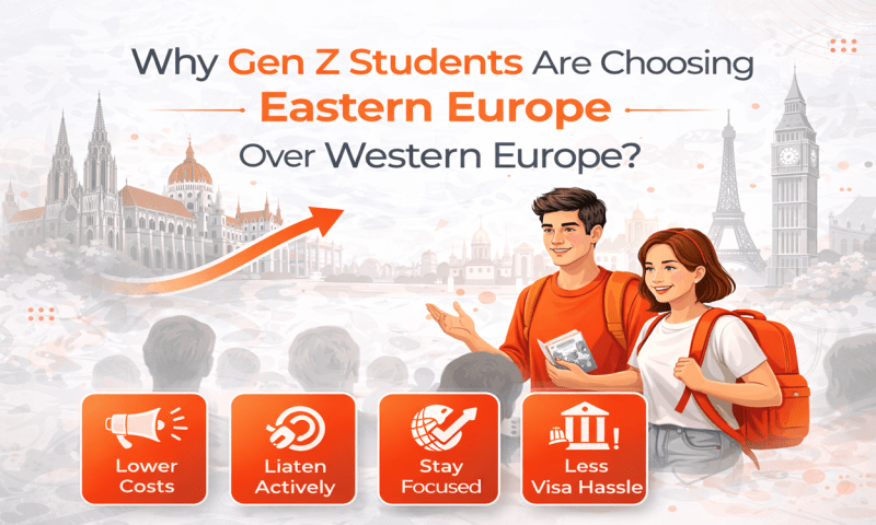 Why Gen Z Students Are Choosing Eastern Europe Over Western Europe?