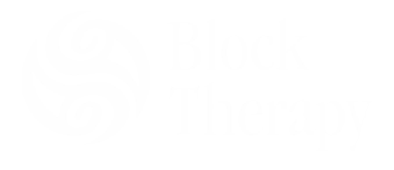 Block Therapy White Logo