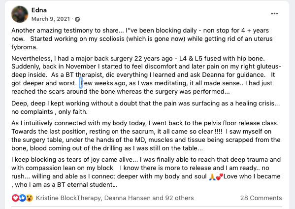 Edna - Trauma - Pain