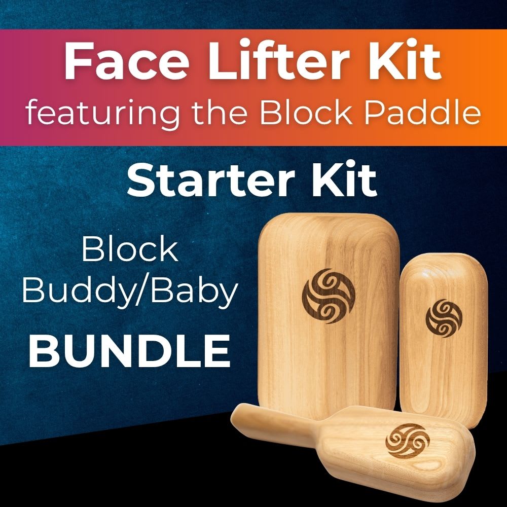 Face Blocker Block Therapy Face Lifter + Starter Kit Bundle with Buddy/Baby - Block ...