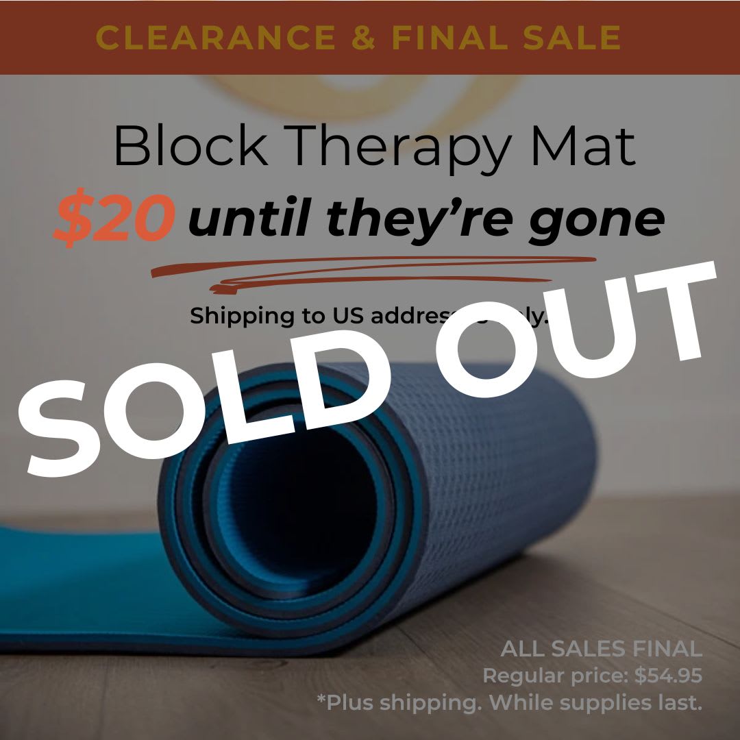 Block Therapy Mat - Blue