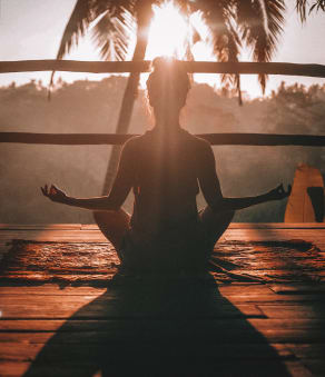 Yoga on the beach
