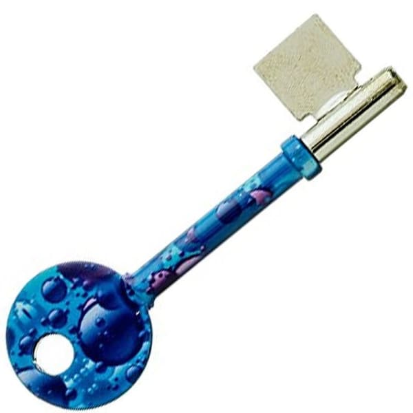 Blue Galaxy Design Mortice Key Suitable For Yale B447 Mortice Locks