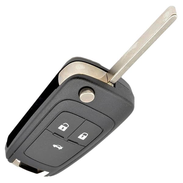 Chevrolet Cruze OEM 3 Button Flip Remote Key 433MHz ID46 (PCF7937) HU100