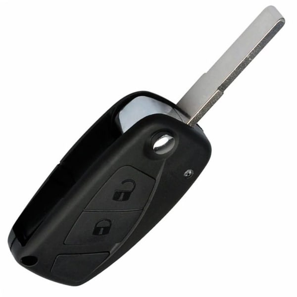 Citroen/Fiat/Ford/Peugeot/Vauxhall/Opel Nemo 500 Doblo Aftermarket 2 Button Flip Remote Key 433MHz ID46 (PCF7946) SIP22