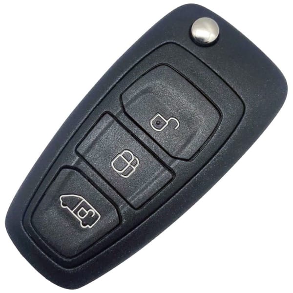 Ford Transit/Transit Custom Aftermarket 3 Button Flip Remote Key 433MHz ID63 (80BIT) FO-24/HU101