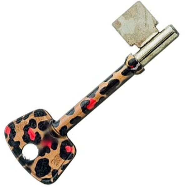 Leopard Print Design Mortice Key Suitable For ERA Fortress Mortice Locks