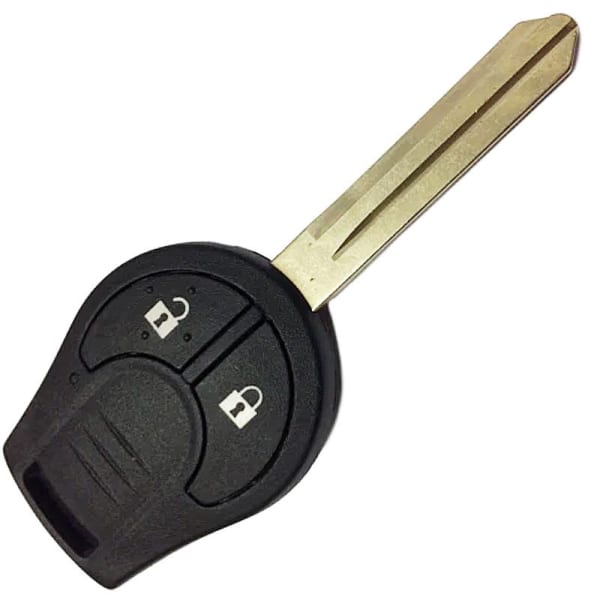 Nissan Micra OEM 2 Button Non-Flip Remote Key 433MHz ID46 (PCF7936) DAT-15/NSN14/NSN19