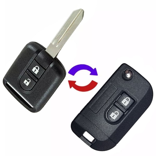 Nissan 2 Button Square Type Remote Conversion Case NSN14 Blade