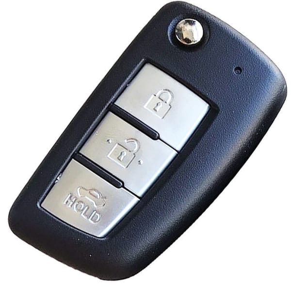 Nissan Pulsar Qashqai X-Trail Aftermarket 3 Button Flip Remote Key 433MHz ID4A DAT-15/NSN14