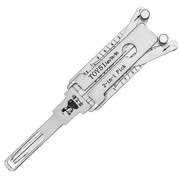 Toyota TOY51|VA2|VA6 Genuine Lishi 4 Track Pick & Decoder - Boot / Doors / Ignition