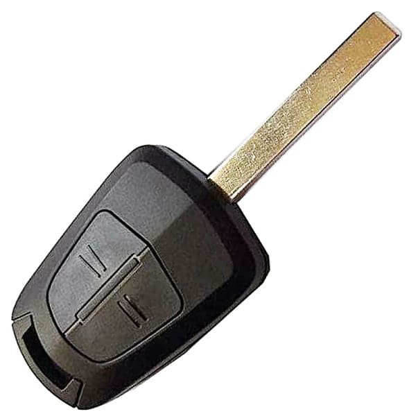 Vauxhall/Opel Astra Zafira Aftermarket 2 Button Non-Flip Remote Key 433MHz ID46 (PCF7941) HU100/OP-11
