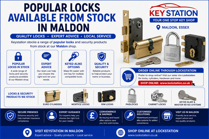 Popular Locks Available from Stock in Maldon