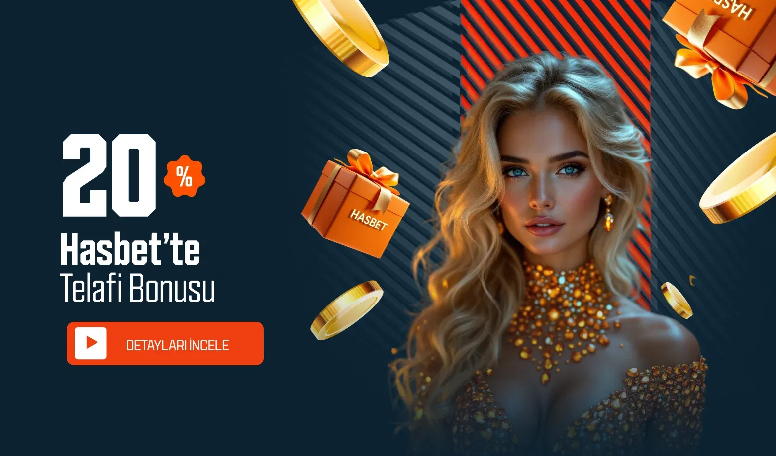 Hasbet %20 telafi bonusu Casino kayıpları için