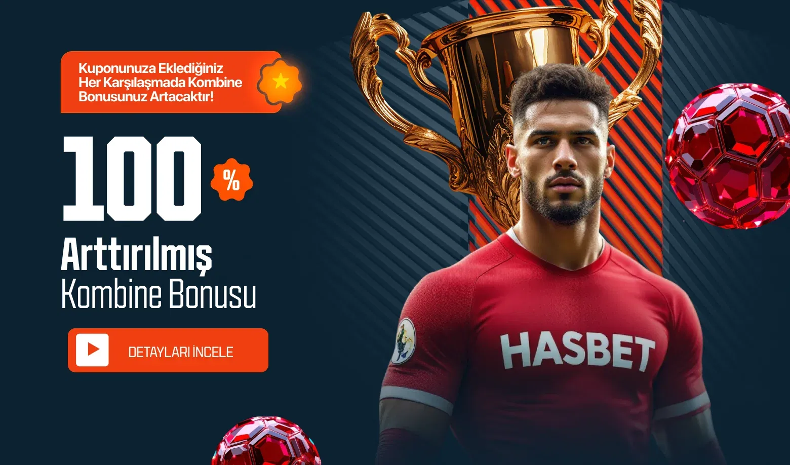 Hasbet %100 kombine kazanç artışı kampanyası