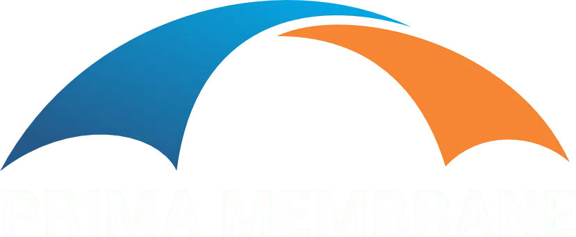 Prima Membrane Logo Putih