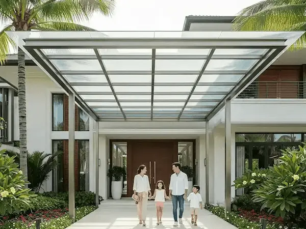 Kanopi Kaca Tempered Jakarta Selatan