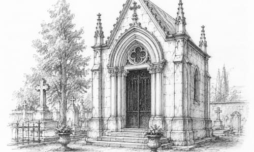 Sépulture, chapelle funéraire et monument de cimetière protégés : concession, propriété et régime des travaux